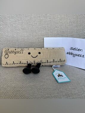 Jellycat Amuseables Ruler - Authentic - Brand New With Tags - Fast Ship
